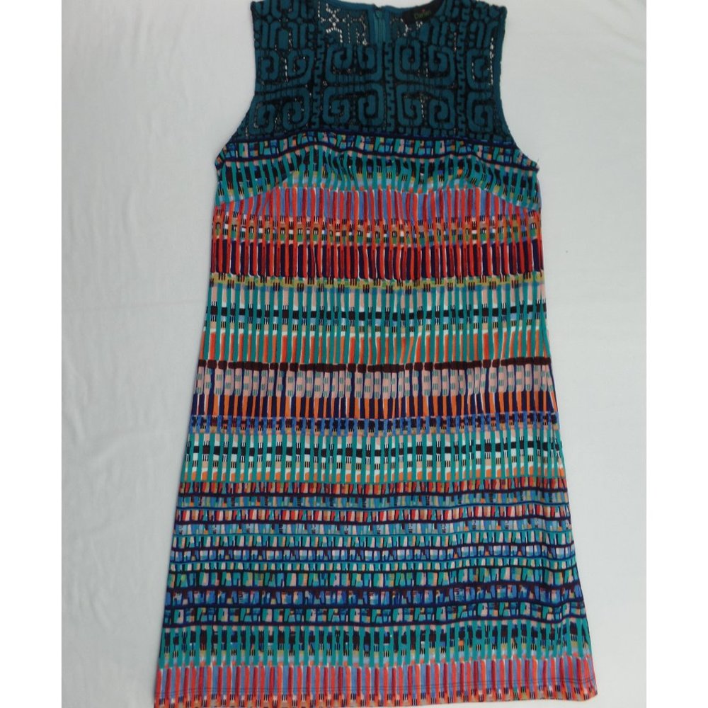 Darian Mini Short Lace Slinky Dress Tunic S
